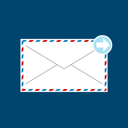 Forward emails to an external email address.