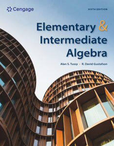 Tussy Elementary Intermediate Algebra 